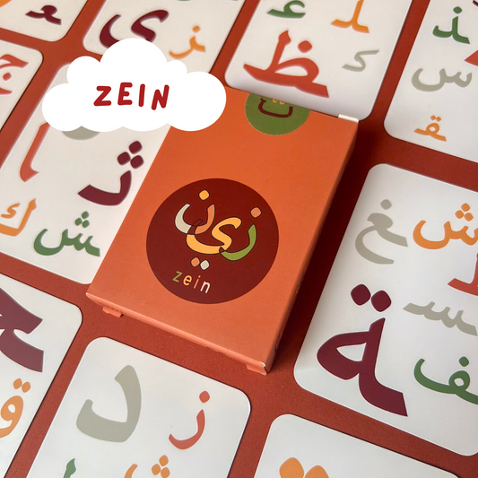 ZEIN - Le jeu d'association des lettres arabes